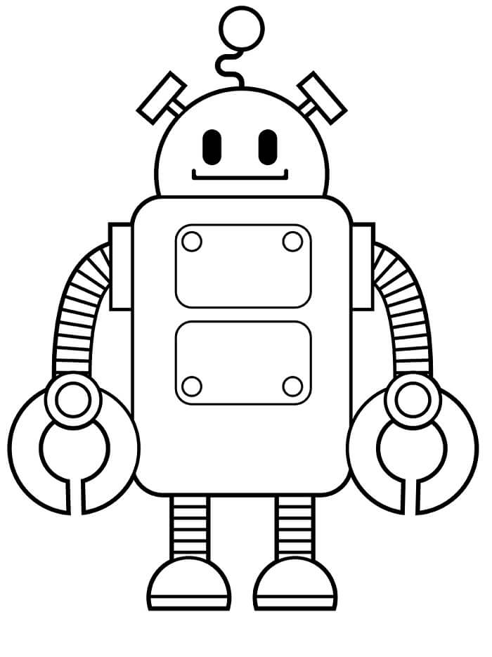 Základní Robot omalovánka