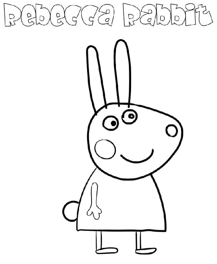 Zdarma Obrázek Prasátko Peppa omalovánka