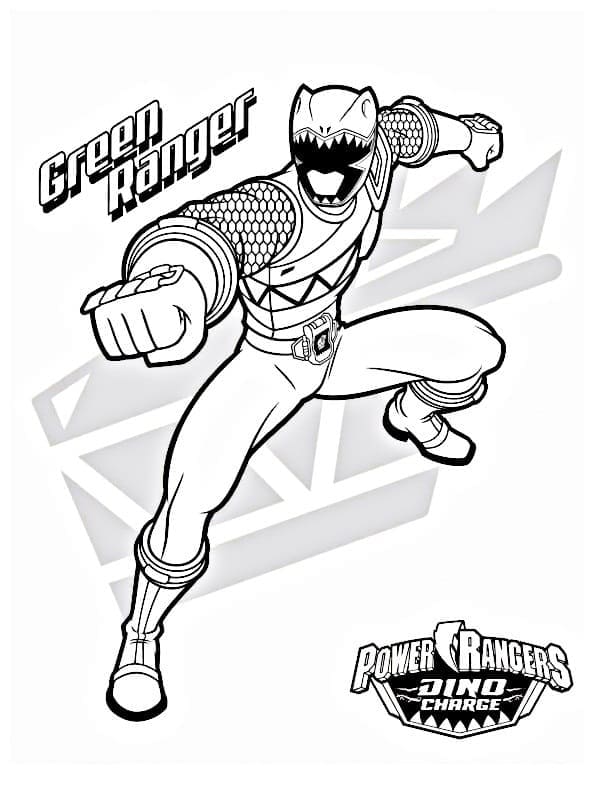Zdarma Power Rangers k tisku omalovánka