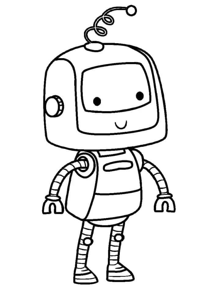 Zdarma Robot Pro Tisk omalovánka