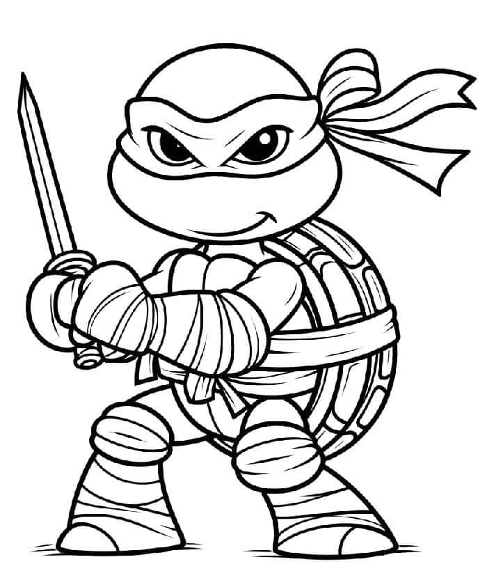 Omalovánky Želvy Ninja