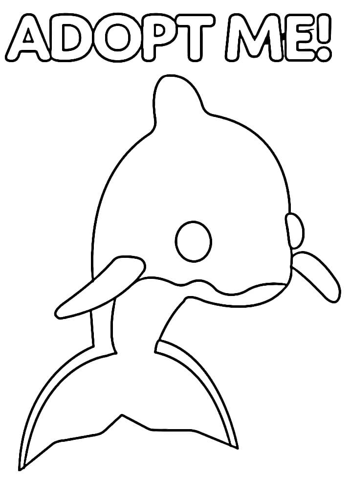 Adopt Me (1) omalovánka