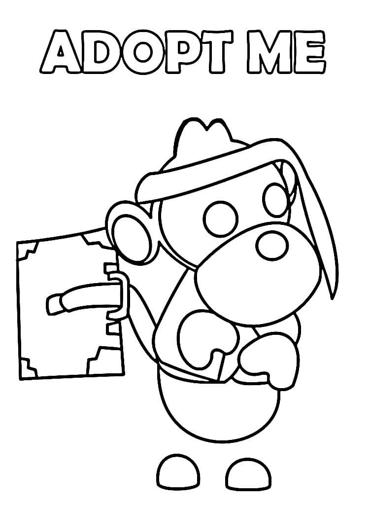 Adopt Me (3) omalovánka