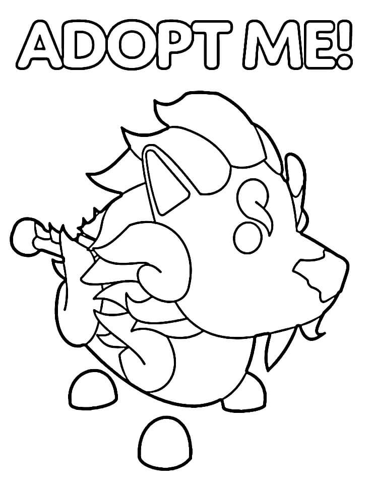 Adopt Me (33) omalovánka