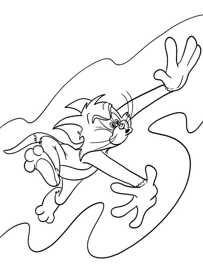 Animovaný Seriál Tom a Jerry omalovánka