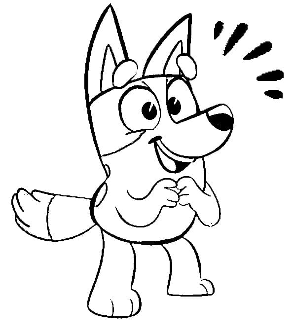 Bandit Obrázek omalovánka