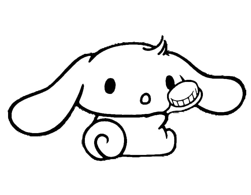Cinnamoroll 1 omalovánka