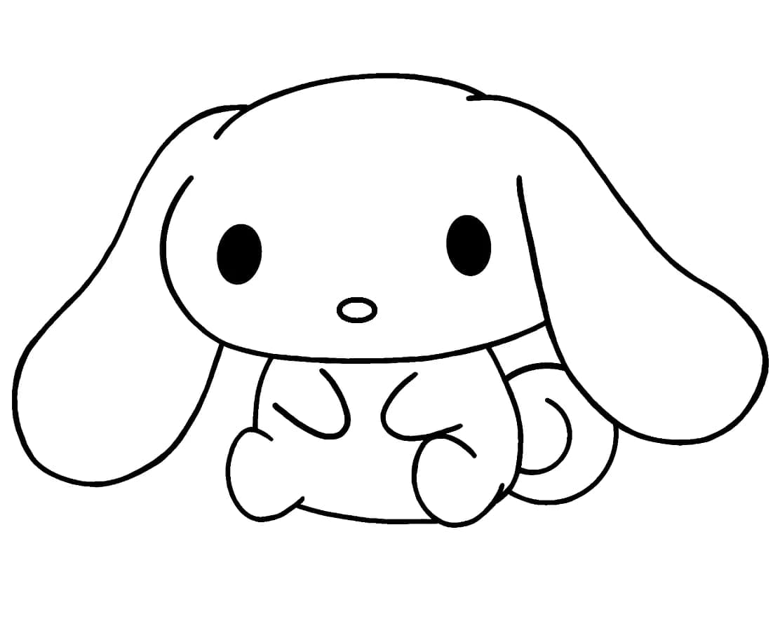 Cinnamoroll 5 omalovánka