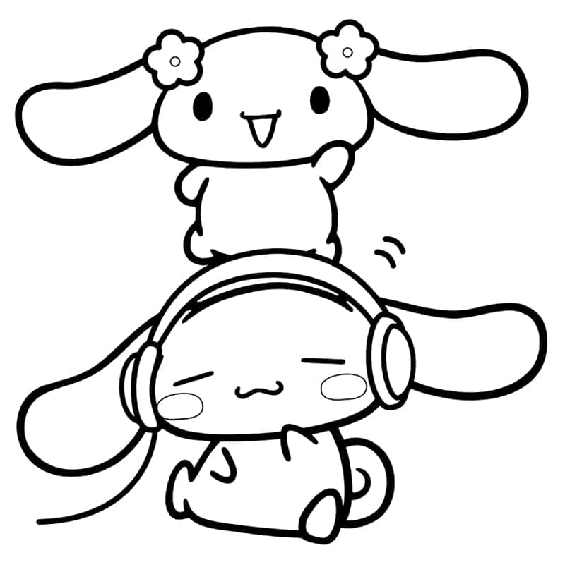 Cinnamoroll Bez Poplatku omalovánka