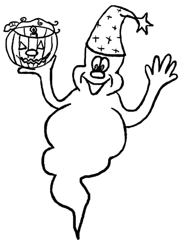 Duch Tisknutelné omalovánka