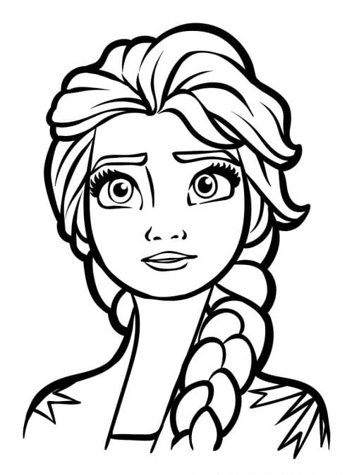 Elsa Bez Poplatku omalovánka