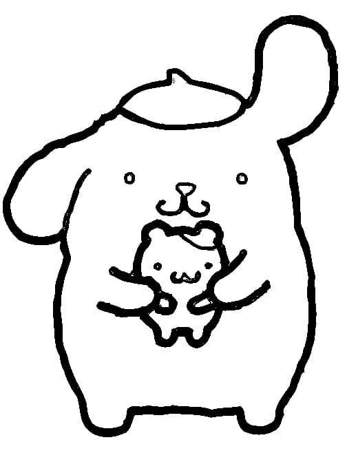 Fantastický Pompompurin omalovánka