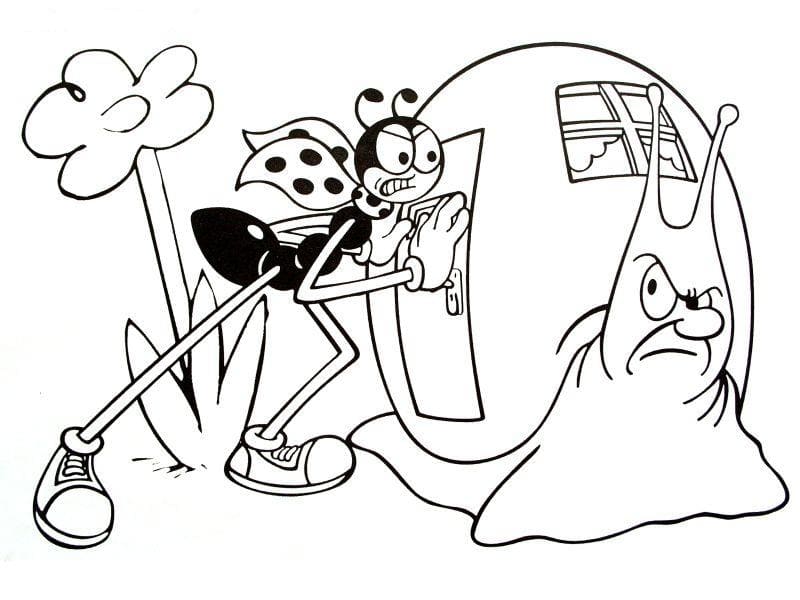 Ferda Mravenec (1) omalovánka