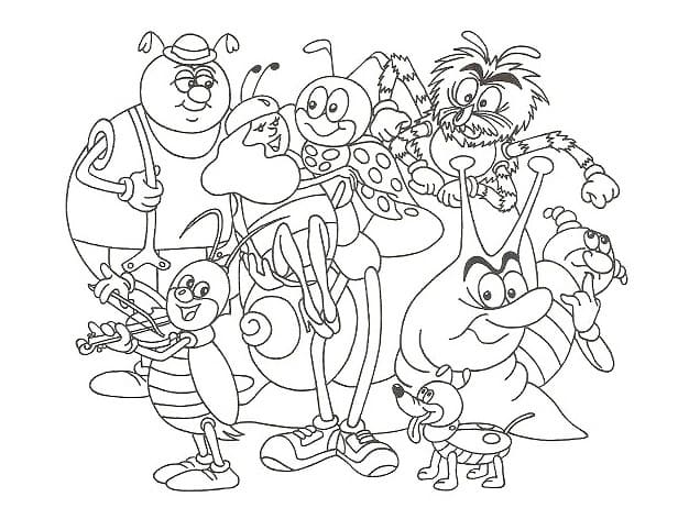 Ferda Mravenec (2) omalovánka