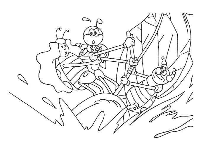 Ferda Mravenec (8) omalovánka