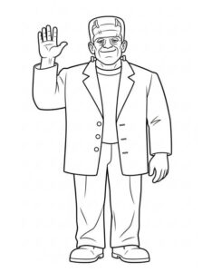 Omalovánky Frankenstein