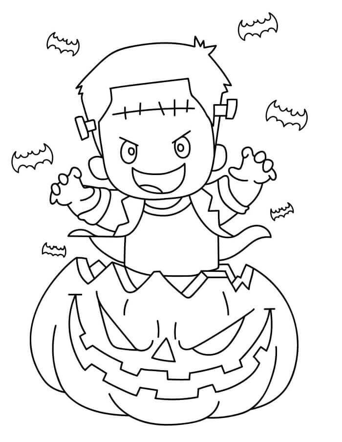 Frankenstein k Tisku omalovánka