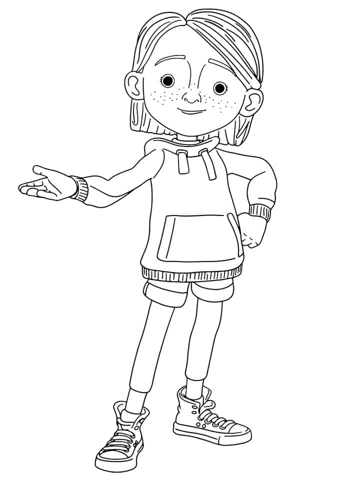 Judy Brown z Paddington omalovánka