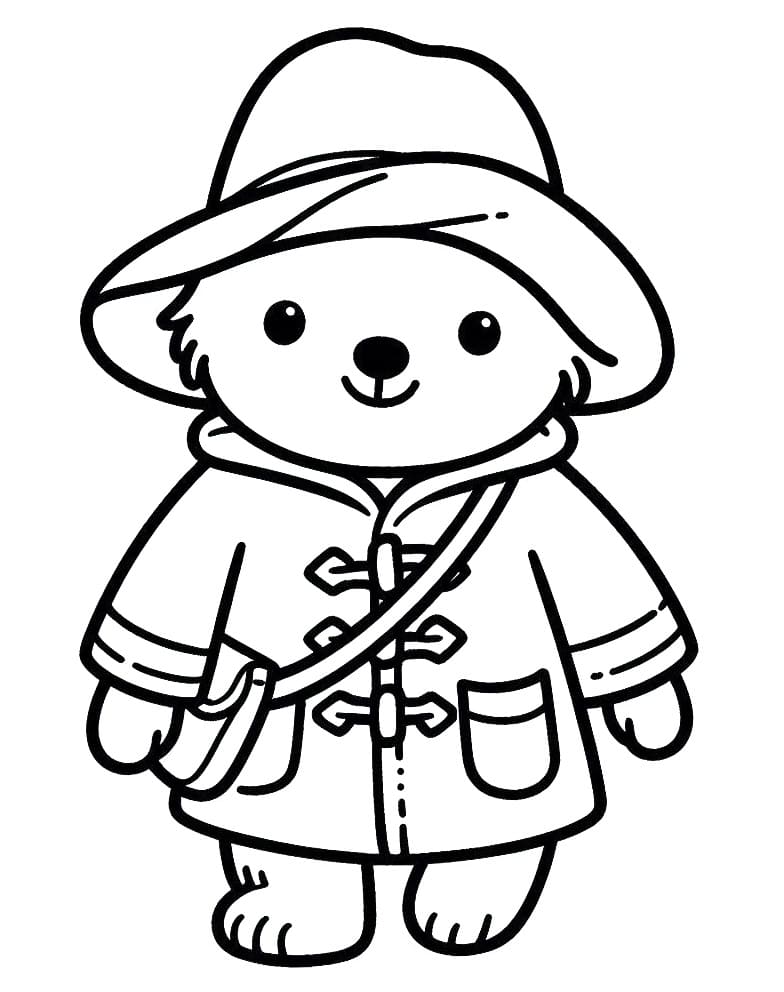 Paddington omalovánky