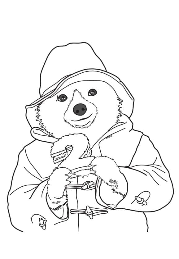 Medvěd Paddington omalovánka