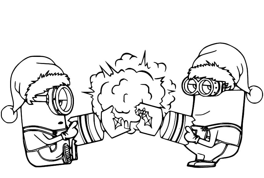 Minion pro 6leté Děti omalovánka