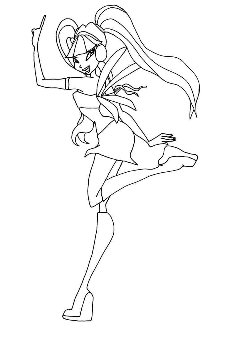 Musa Winx omalovánka