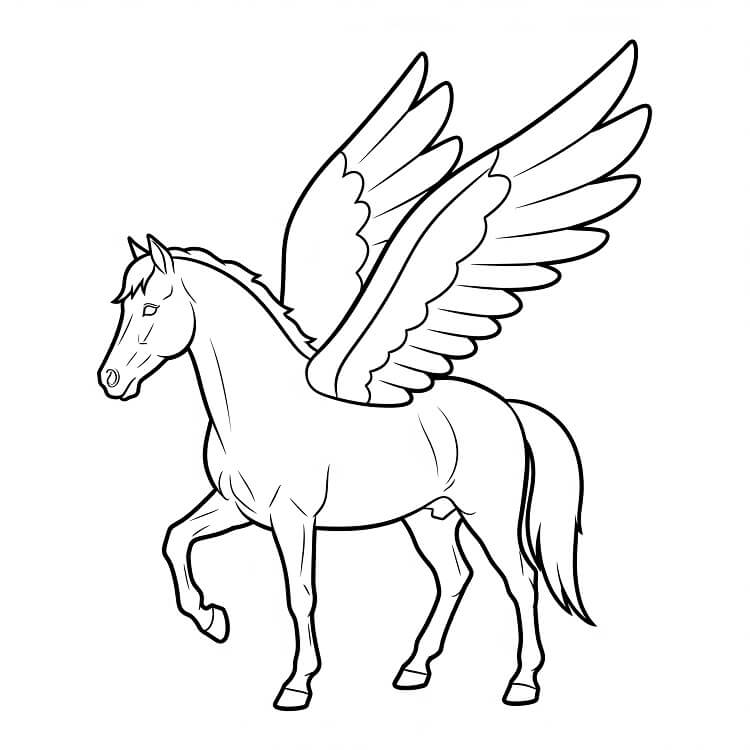 Pegas na Vymalování omalovánka