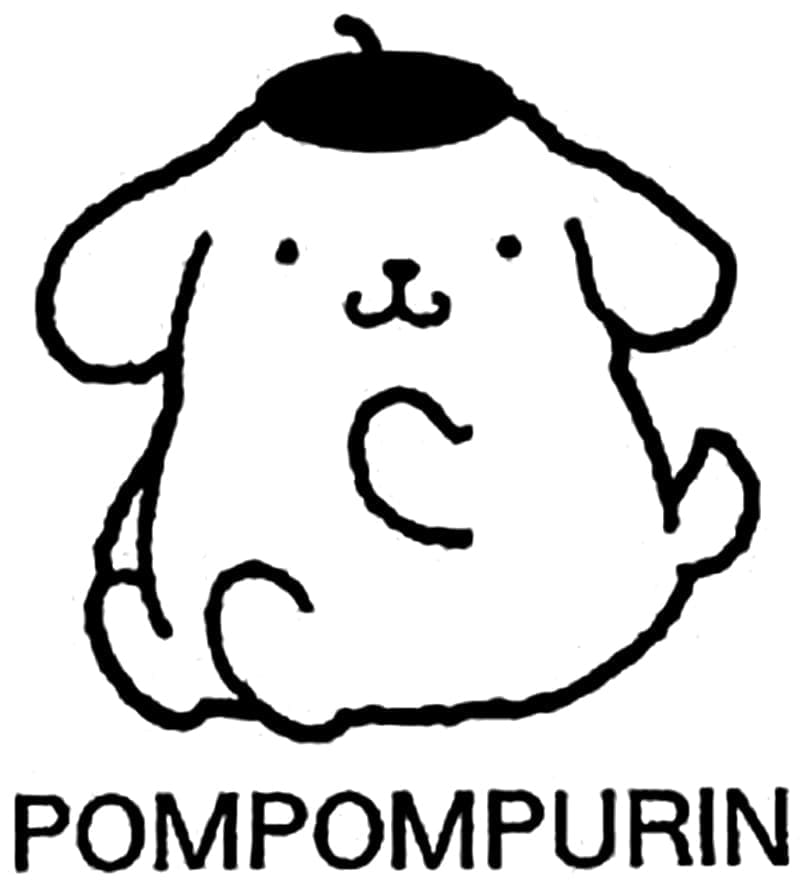 Pompompurin Tisknutelný omalovánka