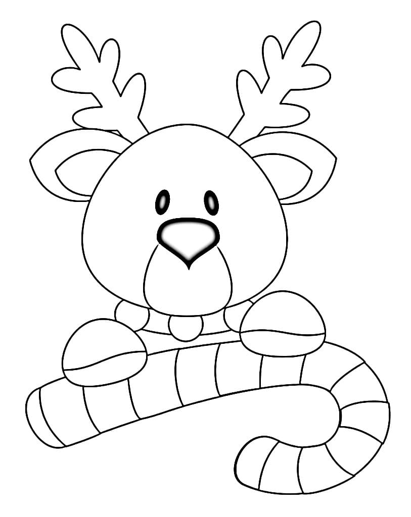 Rozkošný Sob omalovánka