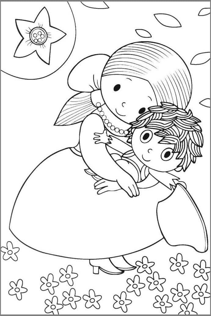 Rumcajs Tisknutelný Obrázek omalovánka