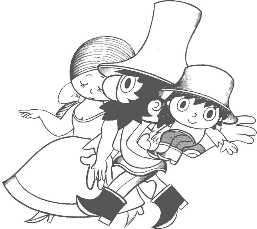 Rumcajs Tisknutelný omalovánka