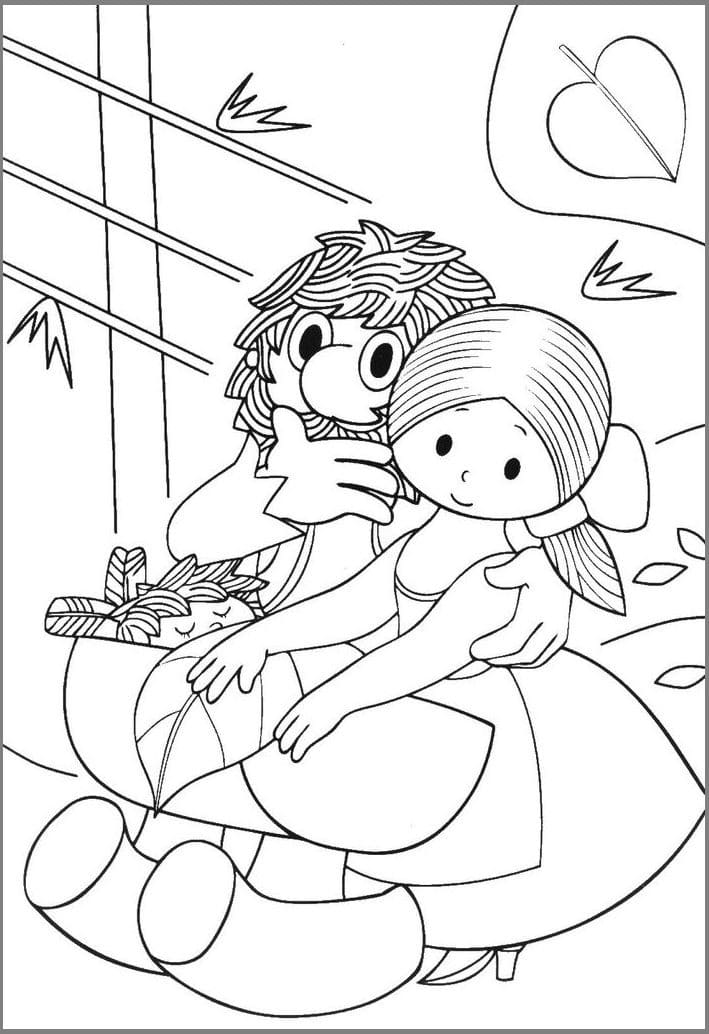 Rumcajs Zdarma omalovánka