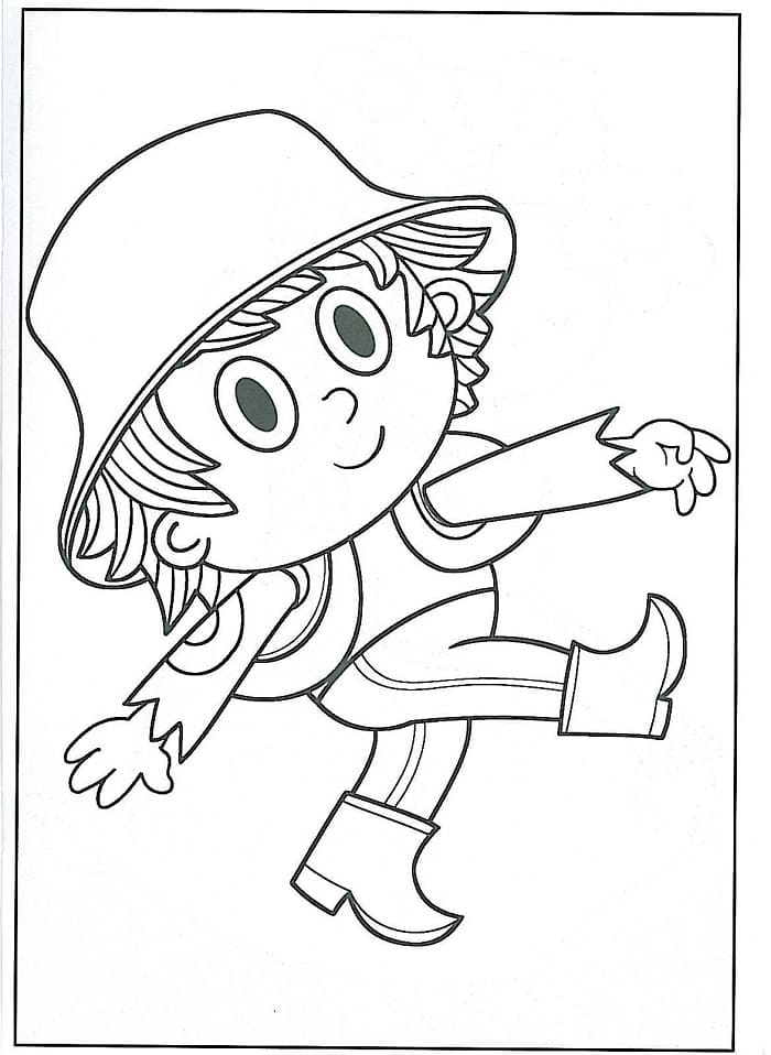 Rumcajs k Tisku omalovánka