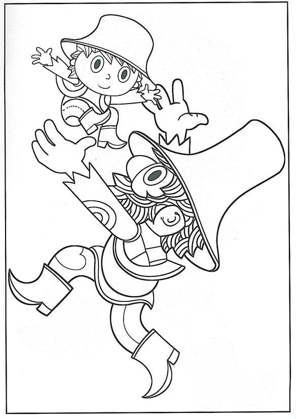 Rumcajs na Vymalování omalovánka