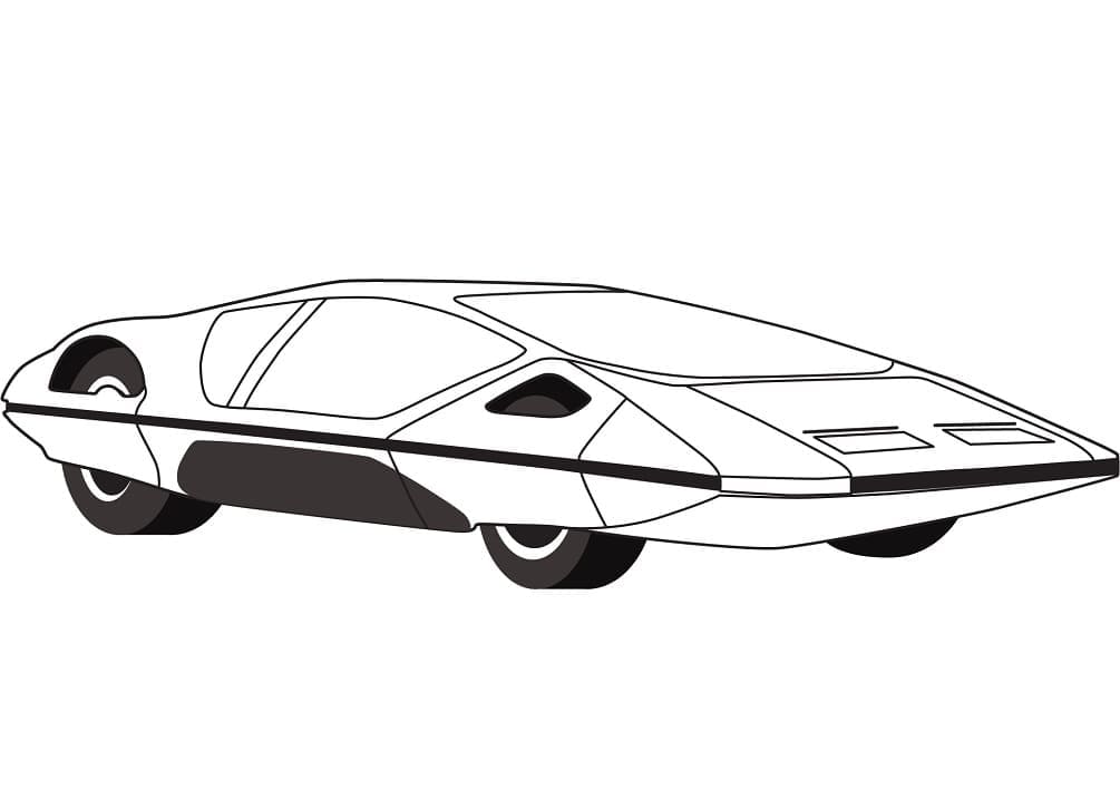 Skvělý Ferrari omalovánka