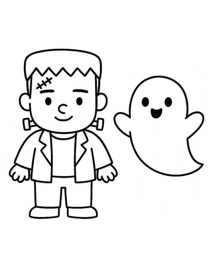 Skvělý Frankenstein omalovánka