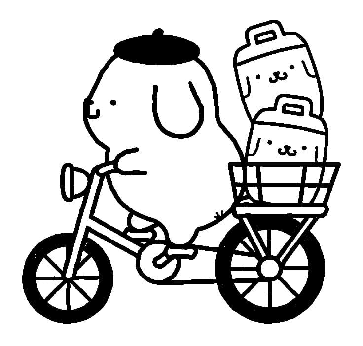 Snadný Pompompurin omalovánka