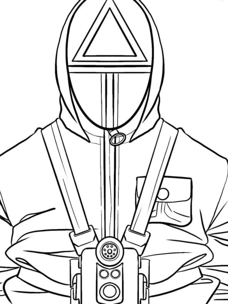 Squid Game Film omalovánka