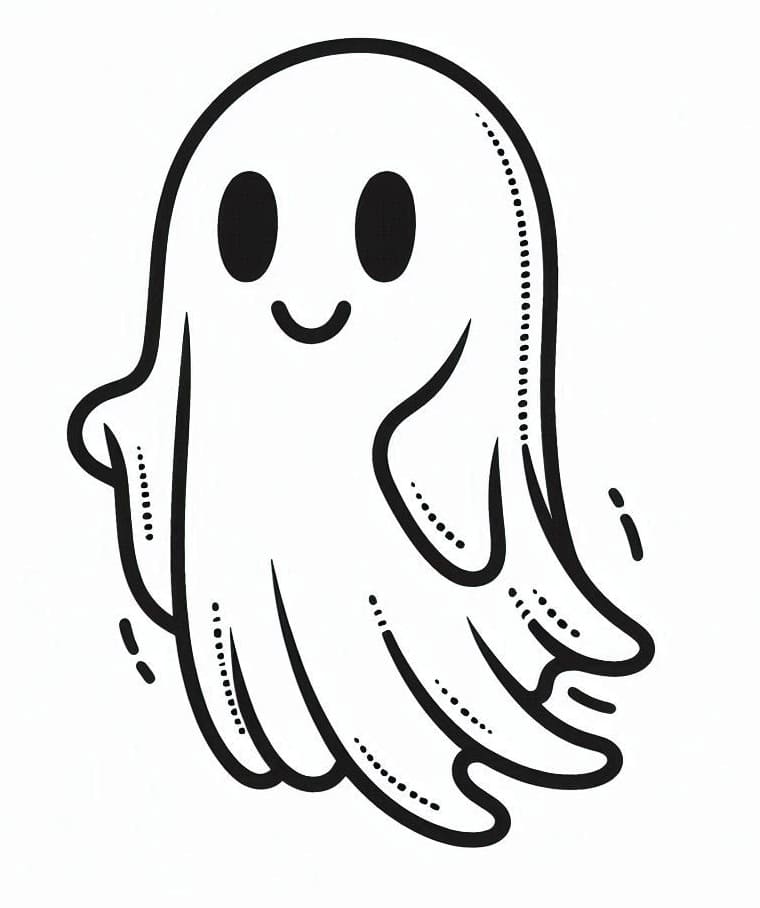 Tisk Duch omalovánka