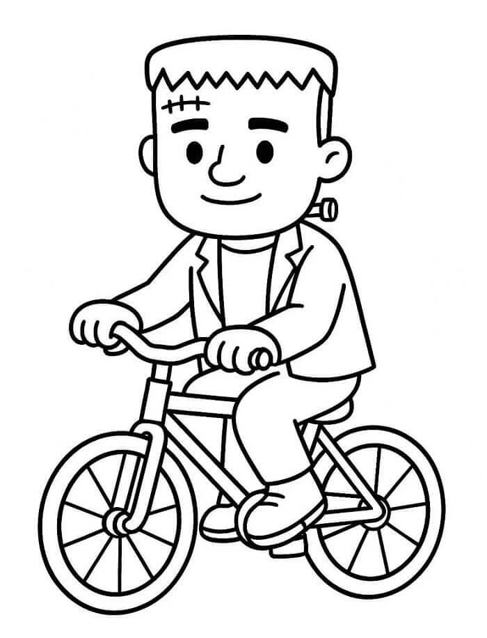 Tisk Frankenstein omalovánka