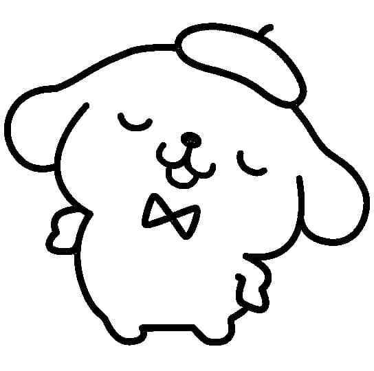 Tisk Pompompurin omalovánka