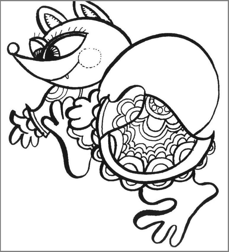 Tisk Večerníček omalovánka