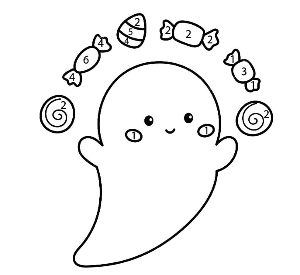 Duchové omalovánky