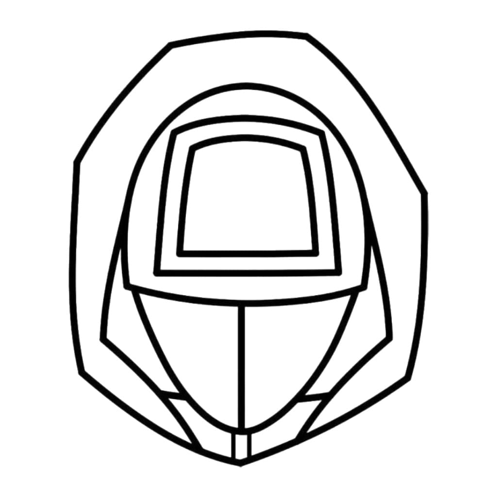 Tisknutelný Obrázek Squid Game omalovánka