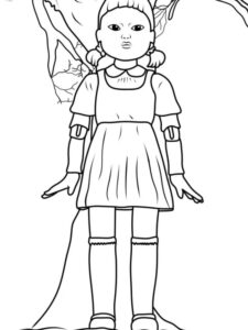 Omalovánky Squid Game