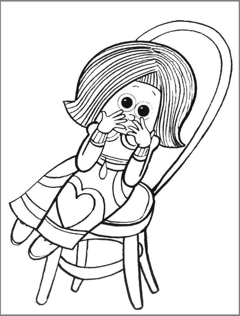 Tisknutelný Večerníček omalovánka