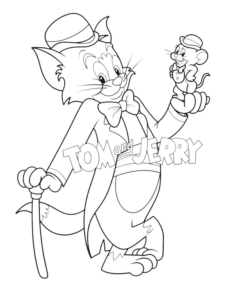 Tom a Jerry (5) omalovánka