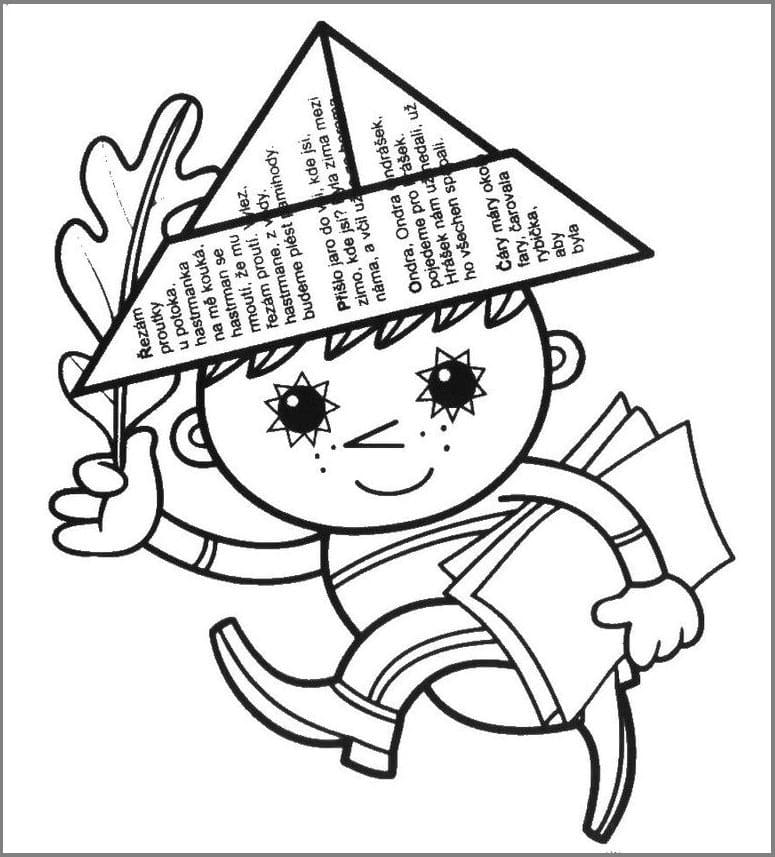 Večerníček Zdarma Tisknutelný omalovánka