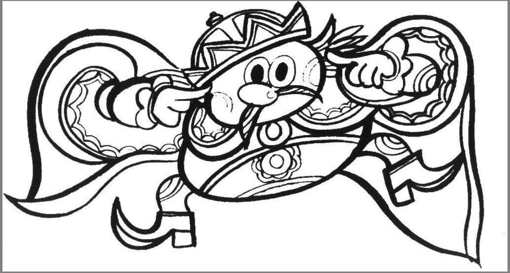 Večerníček k Tisku omalovánka