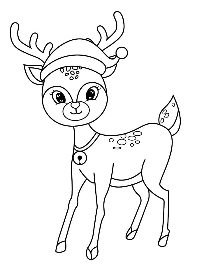 Velmi Krásný Sob omalovánka